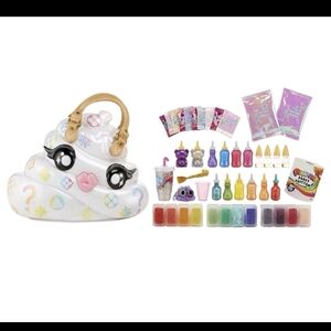 Poopsie Pooey Puitton DIY Slime Kit Carrying Case Purse Poop 35+ Magic Surprises